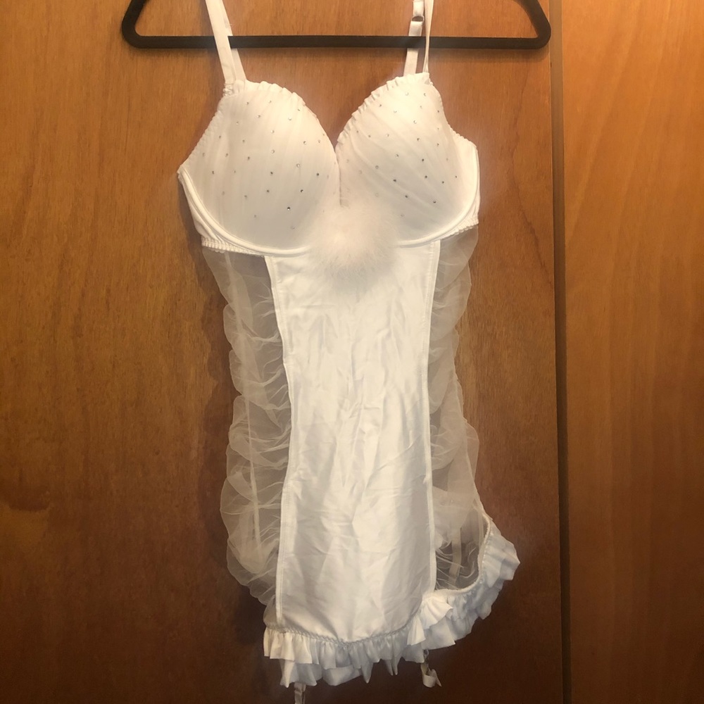 New White Rhinestone Victoria’s Secret Lingerie